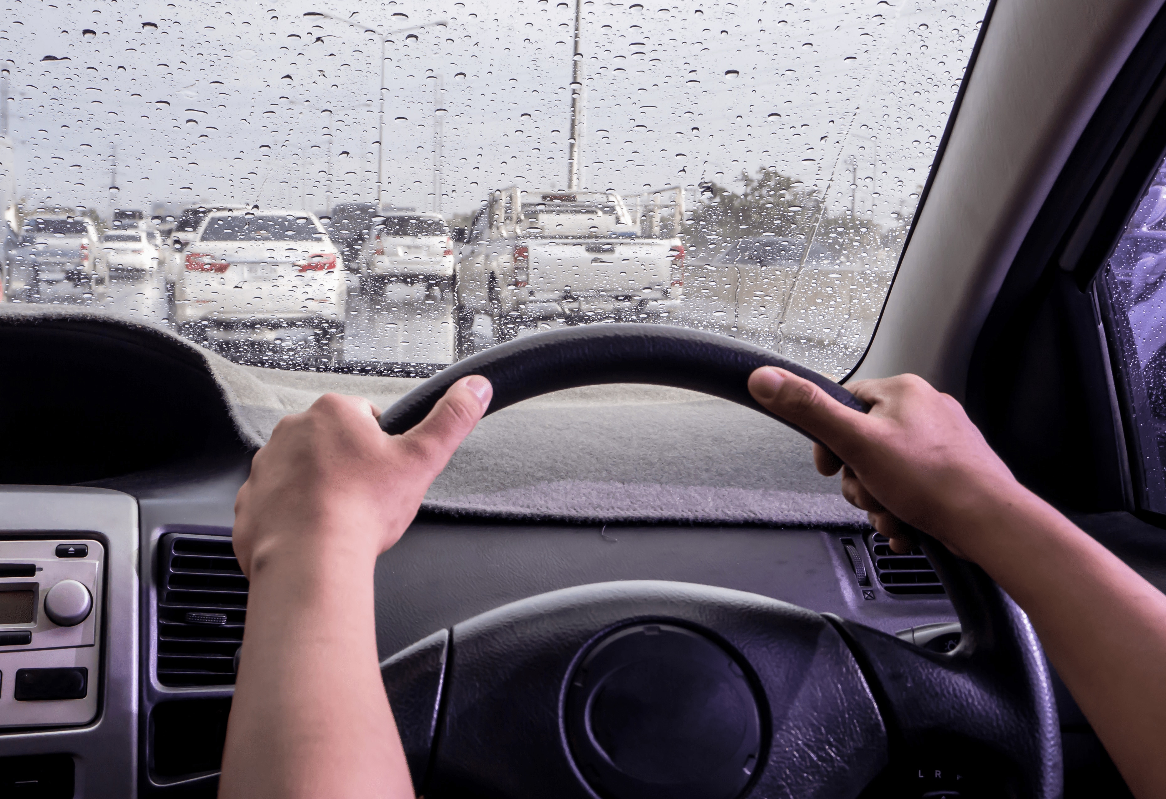 driving in the rain