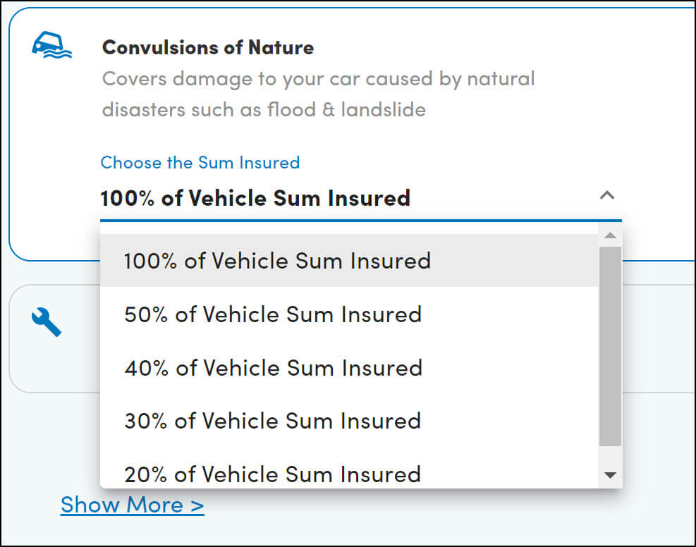 special perils full and partial coverage options